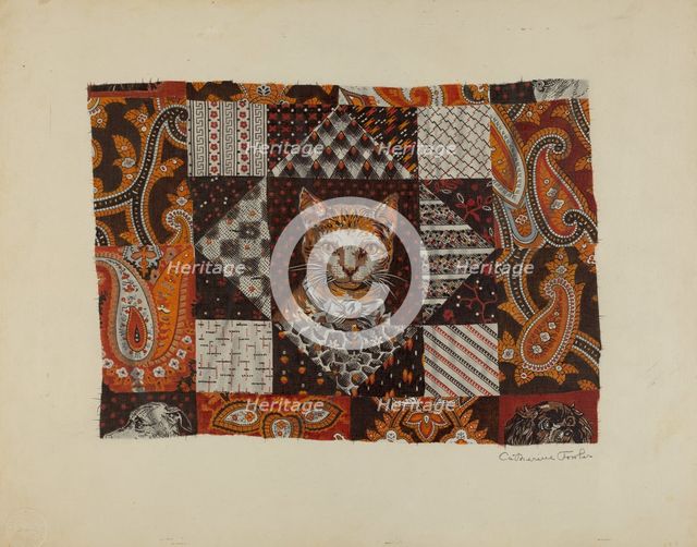 Printed Cotton, c. 1941. Creator: Catherine Fowler.