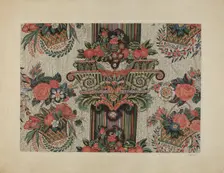 Printed Cotton, c. 1941. Creator: Catherine Fowler