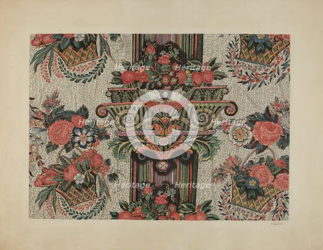 Printed Cotton, c. 1941. Creator: Catherine Fowler.