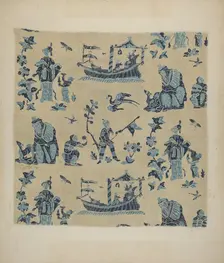Printed Cotton, c. 1941. Creator: Ernest Capaldo