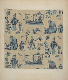 Printed Cotton, c. 1941. Creator: Ernest Capaldo
