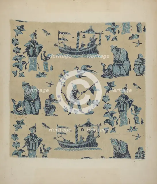 Printed Cotton, c. 1941. Creator: Ernest Capaldo.
