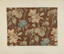 Printed Cotton, c. 1941. Creator: Ernest Capaldo