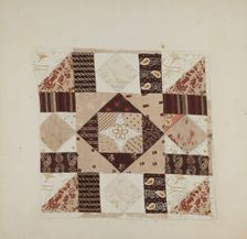 Printed Cotton (Quilt), 1935/1942. Creator: John Tubrant
