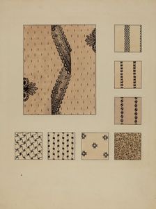Printed Cottons, c. 1936. Creator: Millia Davenport