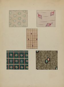 Printed Cottons, c. 1936. Creator: Millia Davenport