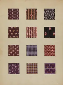 Printed Cottons, c. 1936. Creator: Millia Davenport