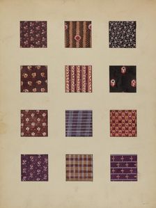 Printed Cottons, c. 1936. Creator: Millia Davenport