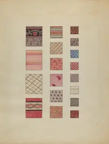 Printed Cottons, c. 1937. Creator: Martha Reed