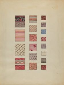 Printed Cottons, c. 1937. Creator: Martha Reed