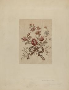Printed Linen, c. 1937. Creator: Millia Davenport