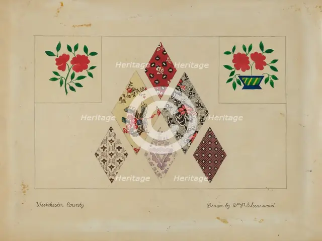 Printed Quilt Patterns, 1935/1942. Creator: William P. Shearwood.