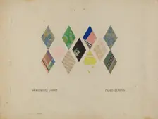Printed Quilt Patterns, 1935/1942. Creator: Maud Schmid