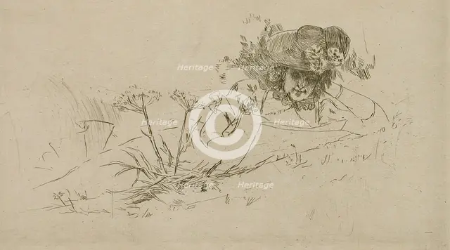 Printemps, c1882. Creator: Félicien Rops.