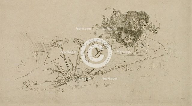 Printemps, c1882. Creator: Félicien Rops.