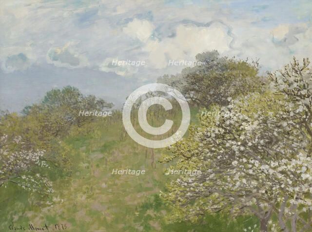 Printemps (Spring), 1873. Creator: Monet, Claude (1840-1926).