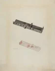 Printer's Measure, 1938. Creator: Alfred Koehn