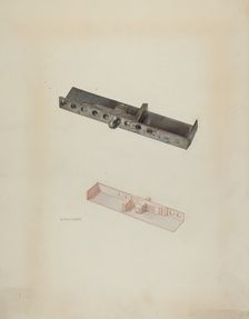 Printer's Measure, 1938. Creator: Alfred Koehn