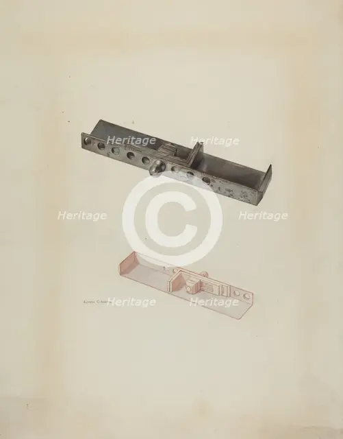 Printer's Measure, 1938. Creator: Alfred Koehn.