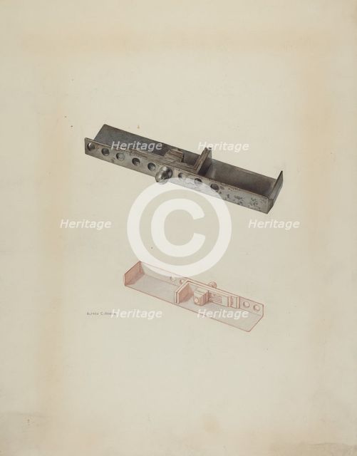 Printer's Measure, 1938. Creator: Alfred Koehn.