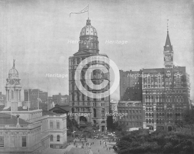 Printing House Square, New York, USA, c1900.  Creator: Unknown.