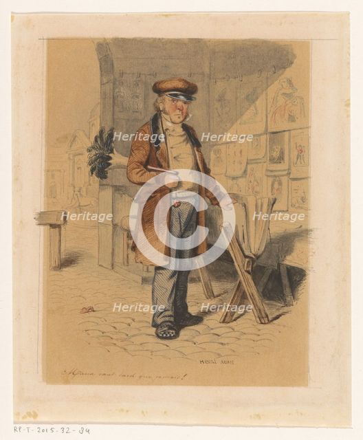 Printseller, c.1850-c.1900.  Creator: Henri Adan.