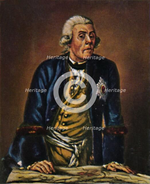 'Prinz Heinrich von Preußen 1726-1602. - Gemälde von Menzel', 1934. Creator: Unknown.