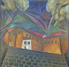 Prison, 1916. Creator: Bogomazov, Alexander Konstantinovich (1880-1930)
