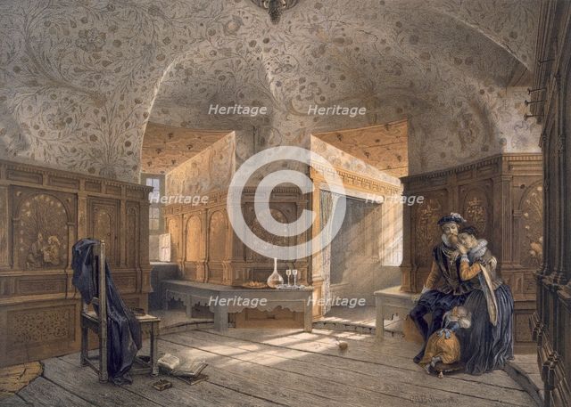 Prison of King Erik XIV, son of Gustav I, at Gripsholm, pub. c1853-64. Creator: Karl Johann Billmark (1804-70).