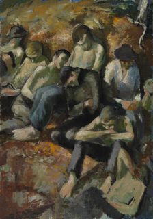 Prison Camp, 1919. Creator: Henry Ericsson