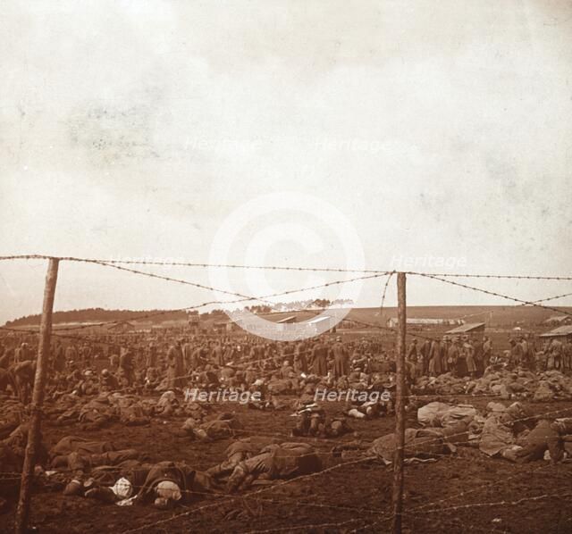 Prison camp, c1914-c1918. Artist: Unknown.