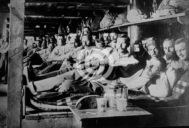 Prison Camp, Irkutsk, between c1915 and c1920. Creator: Bain News Service.