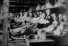 Prison Camp, Irkutsk, between c1915 and c1920. Creator: Bain News Service