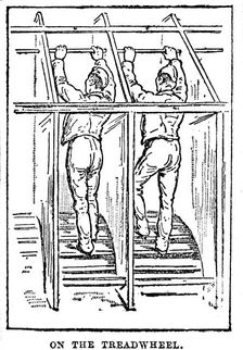 Prison discipline, 1888. Artist: Anon