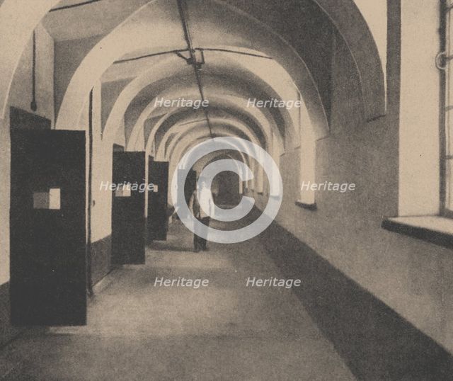 Prison in the Trubetskoy Bastion of the Peter and Paul Fortress. Artist: Anonymous  