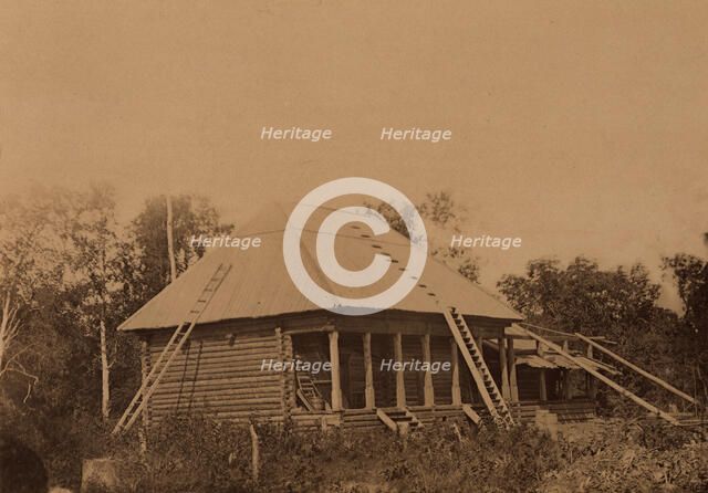 Prison Provisions Depot for the Derbinsky Prison in the Tym River Valley, 1880-1899. Creator: Innokenty Ignatievich Pavlovsky.