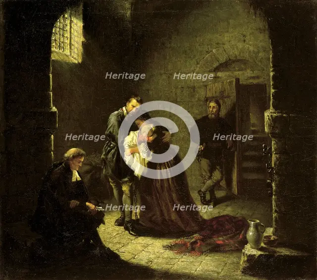 Prison Scene, 1854. Creator: John Adams Elder.