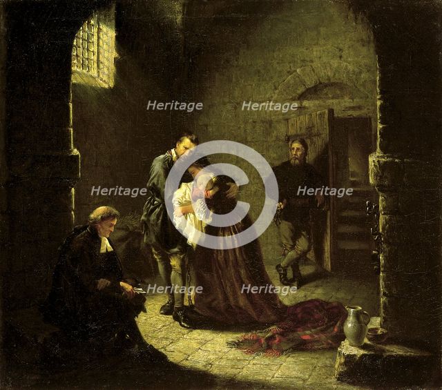 Prison Scene, 1854. Creator: John Adams Elder.