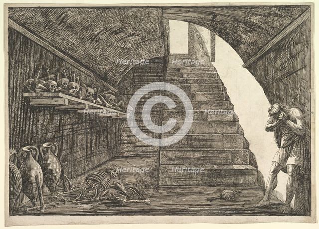 Prison Scene.n.d. Creator: Francesco Piranesi.