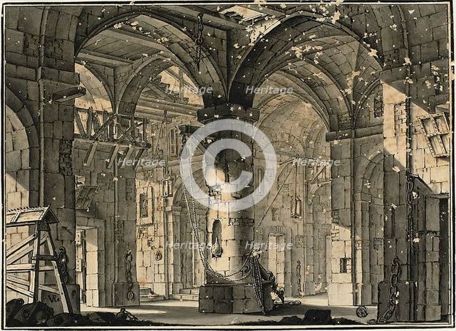 Prison Scene, n.d. Creator: Vincenzo dal Re.