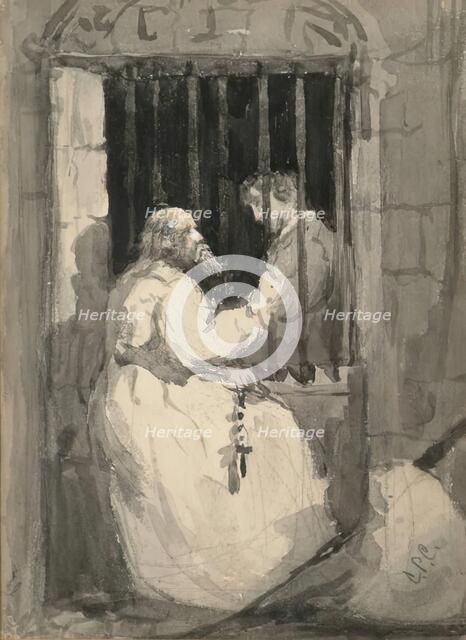 Prisoner at the Window, 1853-1870. Creator: George Paul Chalmers.