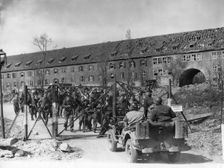 Prisoner of war camp, Kitzingen, Bavaria, April 1945. Creator: Unknown