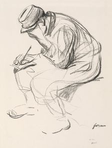 Prisoner of War Writing a Letter. Creator: Jean Louis Forain (French, 1852-1931)
