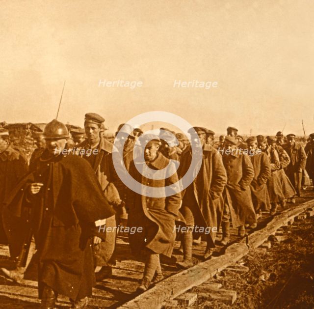 Prisoners of war, c1914-c1918. Artist: Unknown.