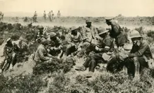 Prisoners of War: interrogating captured Turks First World War, c1917-1918, (c1920). Creator: Unknown