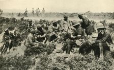 Prisoners of War: interrogating captured Turks First World War, c1917-1918, (c1920). Creator: Unknown