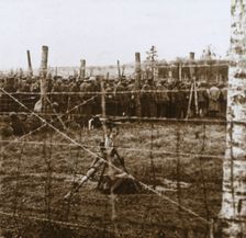 Prisoners at Le Mort Homme, (Dead Man's Hill), northern France, c1914-c1918