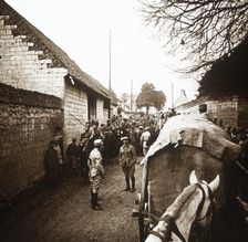 Prisoners at Vimy, northern France, c1914-c1918