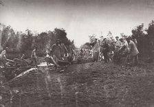 Prisoners at work, Sakhalin, Russia, 1890s. Artist: Innokenty Ignatievich Pavlovsky