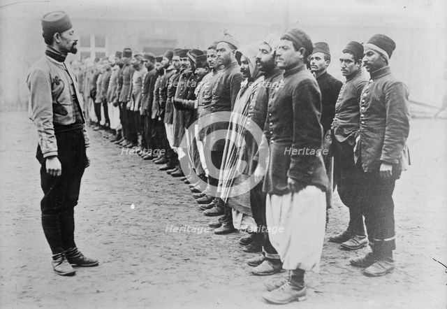 Prisoners at Zossen, between 1914 and c1915. Creator: Bain News Service.